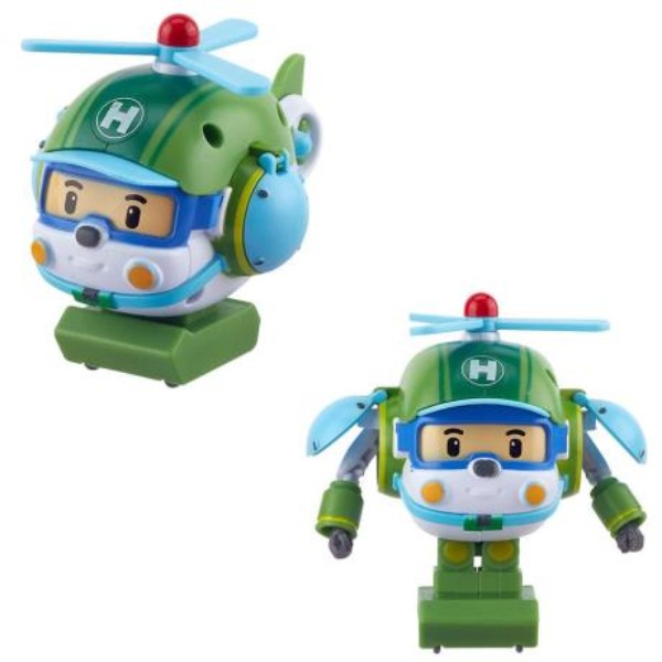 Фото - Машинка-трансформер Robocar Poli GoGo Миниспасители Делюкс 6в1 (ZR-915)